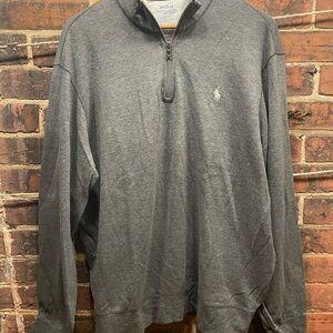 Polo Ralph Lauren Gray Performance Quarter-Zip